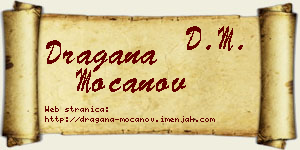Dragana Mocanov vizit kartica